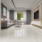 Ceramic Floor Tile 600×600mm Glossy – 4pcs (BH2208) - Image 2