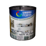 PAINT ACRYLIC EXT/INT SEMIGLOSS WHITE 4L OCEANIA